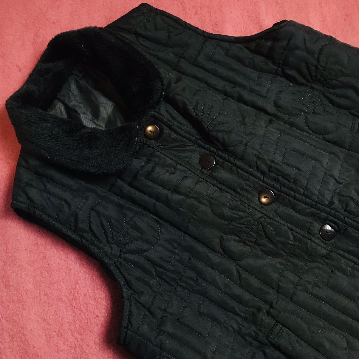 If Six Was Nine Flower Quilted Vest From Japan Domestic Market Size US L / EU 52-54 / 3 - 2 Thumbnail