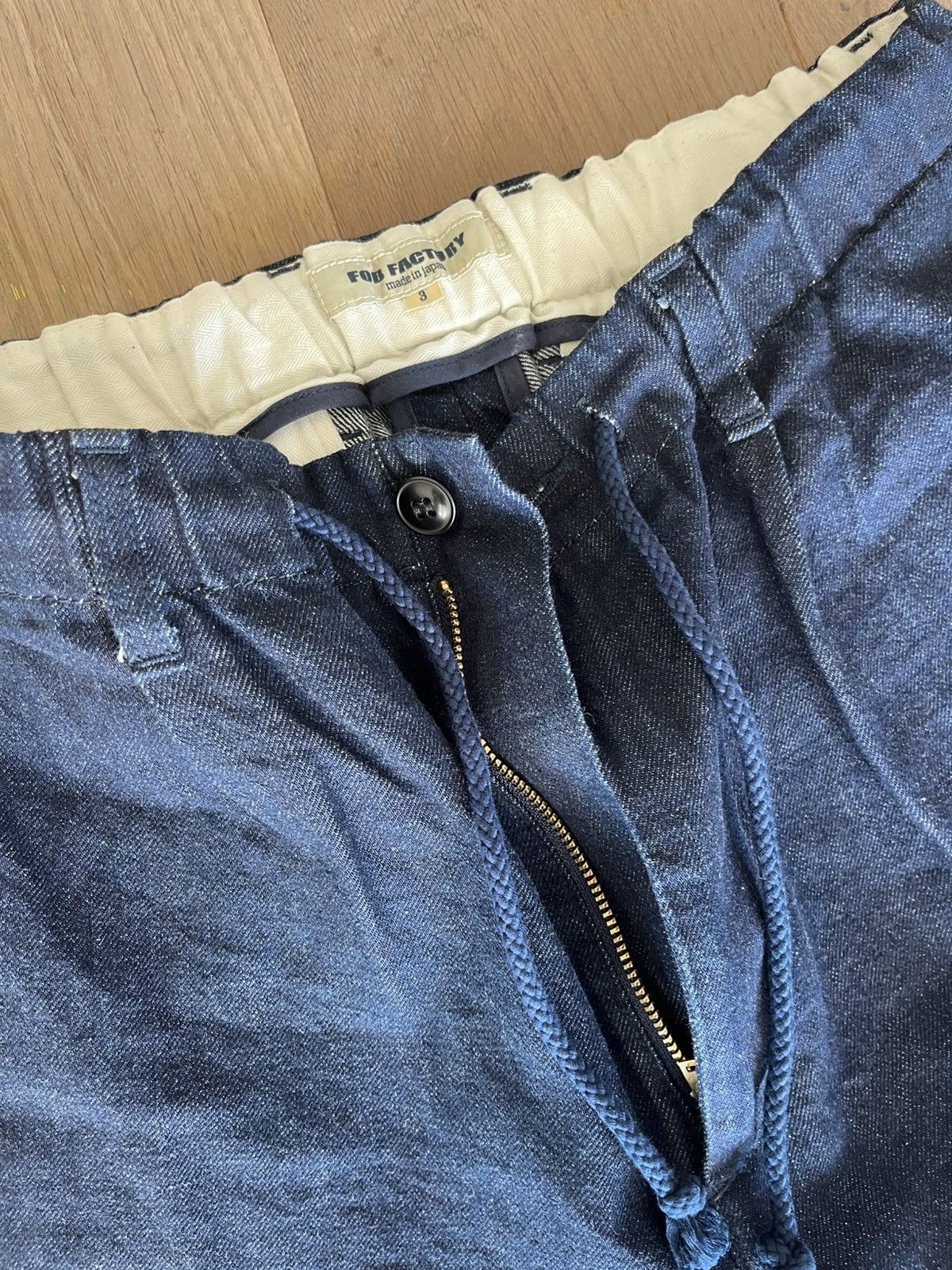 FOB Factory FOB FACTORY Denim Track Pants Size US 40 / EU 56 - 2 Thumbnail