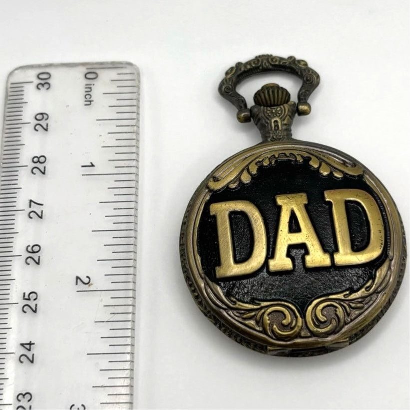 Other Gold & Black Dad Pocket Watch Size ONE SIZE - 4 Thumbnail