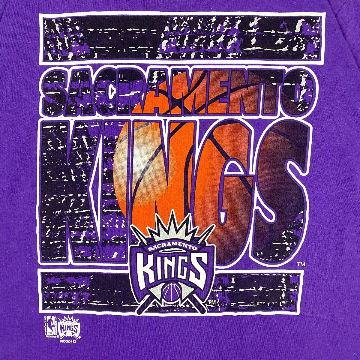 NBA × Vintage VINTAGE NBA SACRAMENTO KINGS T SHIRT Size US XL / EU 56 / 4 - 3 Thumbnail