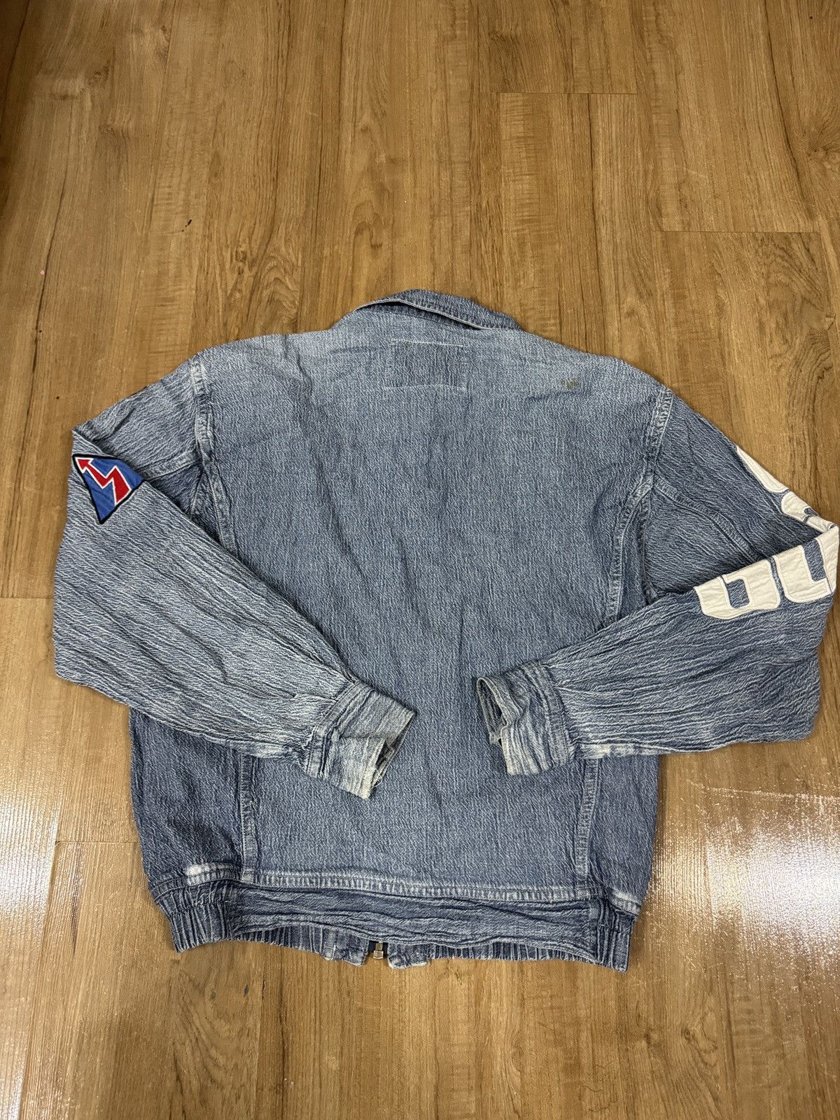 Formula 1 Vintage alpha cubic racing team denim jacket Size US L / EU 52-54 / 3 - 6 Thumbnail