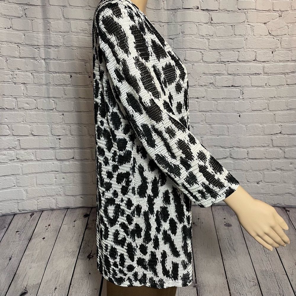 Chicos Chico's Animal Martisha Jacket Cardigan Size 2 US L Size L / US 10 / IT 46 - 5 Thumbnail