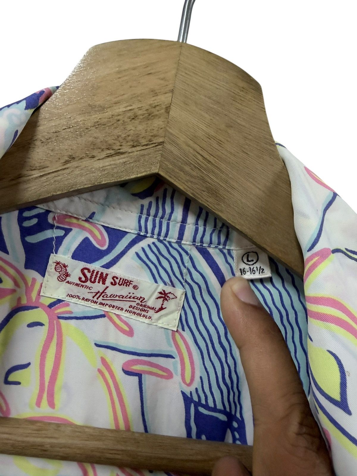 Sun Surf Vintage 90’s Sunsurf Camp Collar Hawaii Japanese Traditional Size US L / EU 52-54 / 3 - 14 Thumbnail