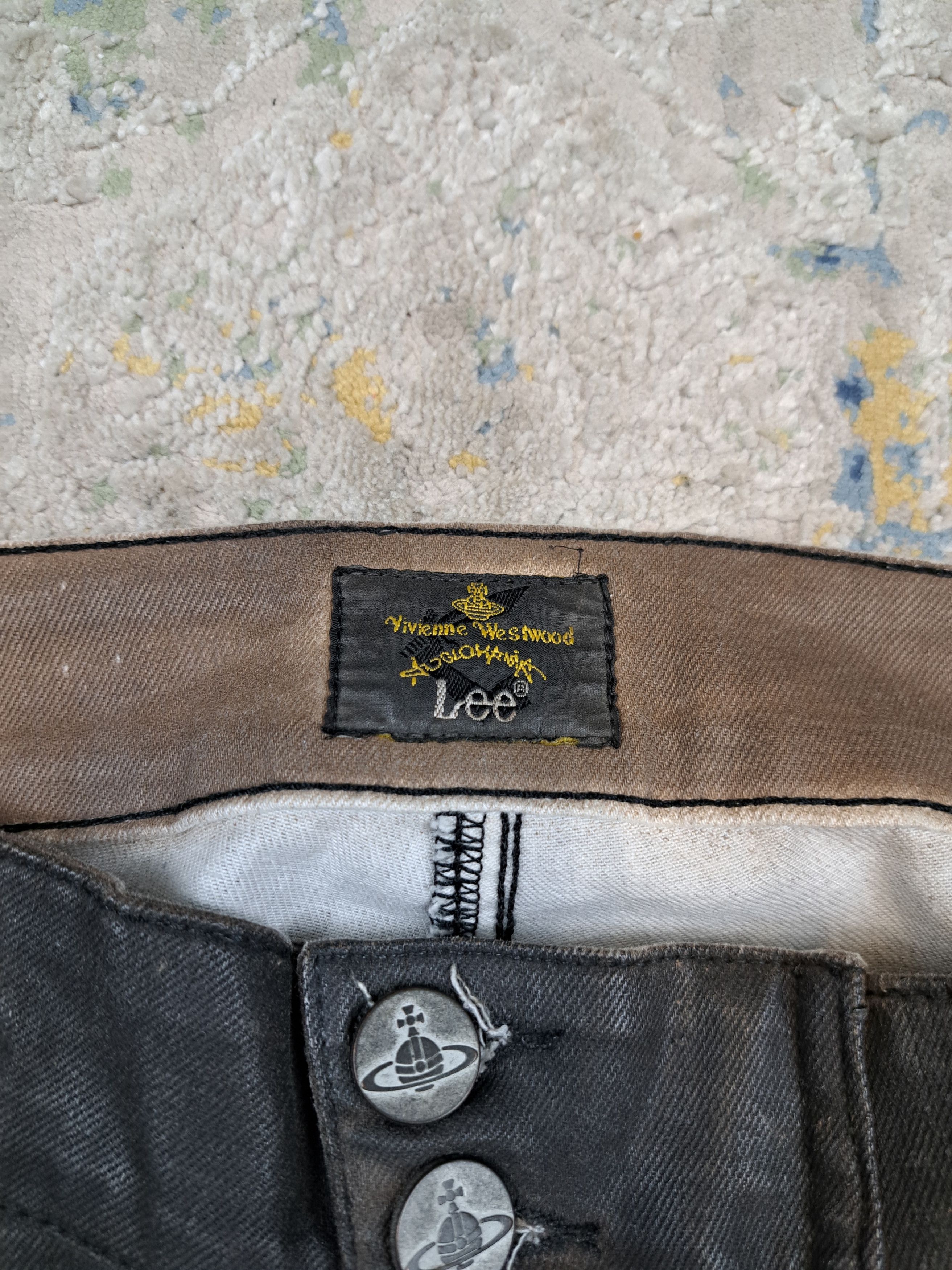 Lee × Vivienne Westwood Vivienne Westwood x Lee Avant Garde Archive Waxed Pants Size US 28 / EU 44 - 5 Thumbnail