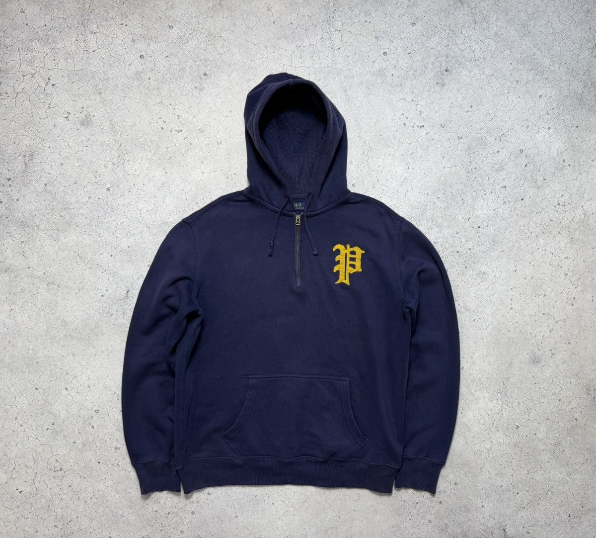 Polo Ralph Lauren Polo Ralph Lauren Hoodie 1/4 Zip Big Logo Vintage Size L Size US L / EU 52-54 / 3 - 1 Thumbnail