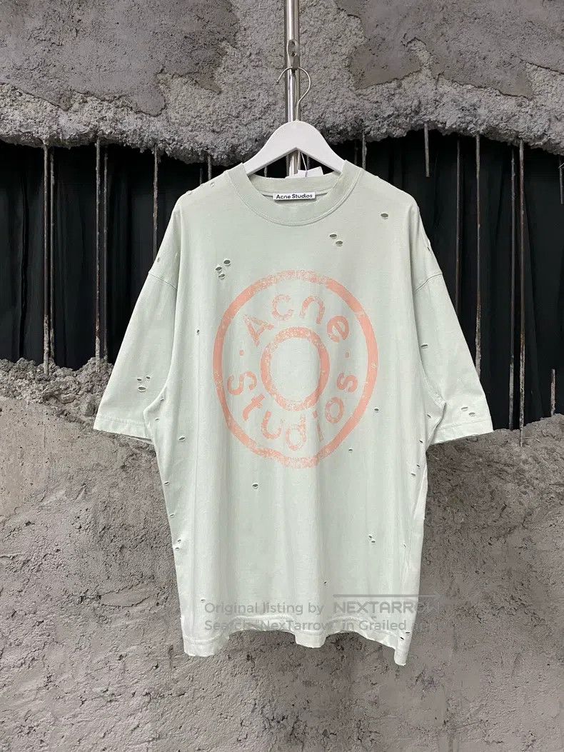 Acne Studios Distressed Short Sleeve Top