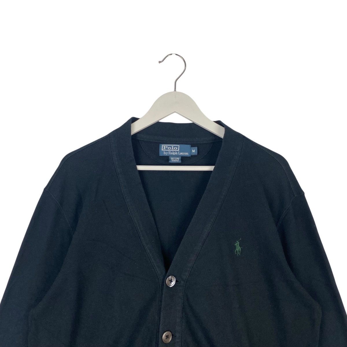 Polo Ralph Lauren Vintage Ralph Lauren Cardigan Black Pullover Jumper Size M Size M / US 6-8 / IT 42-44 - 4 Thumbnail