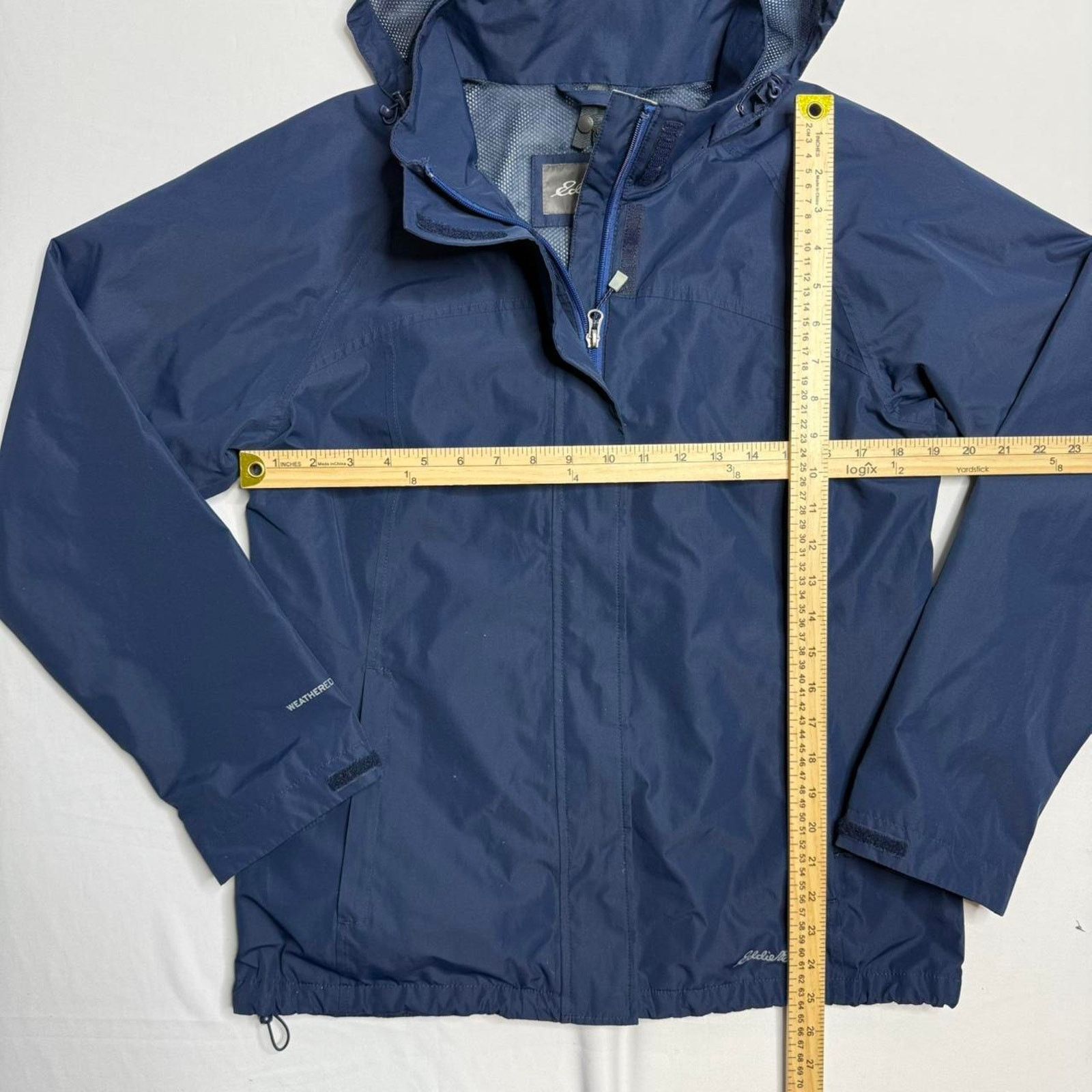 Eddie Bauer Eddie Bauer Blue Windbreaker Jacket Hoodie Size Medium Size US M / EU 48-50 / 2 - 7 Thumbnail