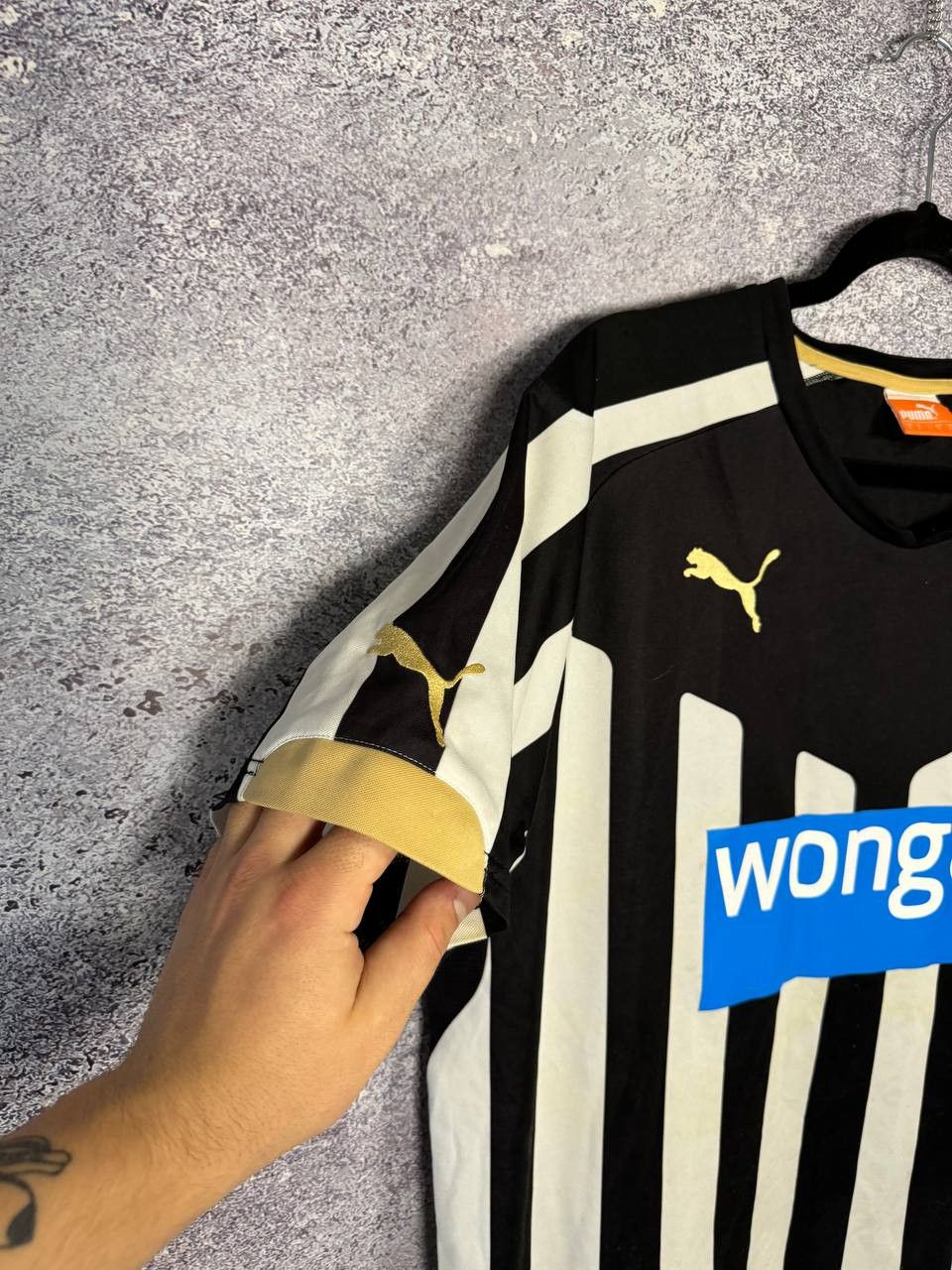 Puma × Vintage Newcastle United 2014/15 Puma Soccer Jersey Large Size US L / EU 52-54 / 3 - 6 Thumbnail