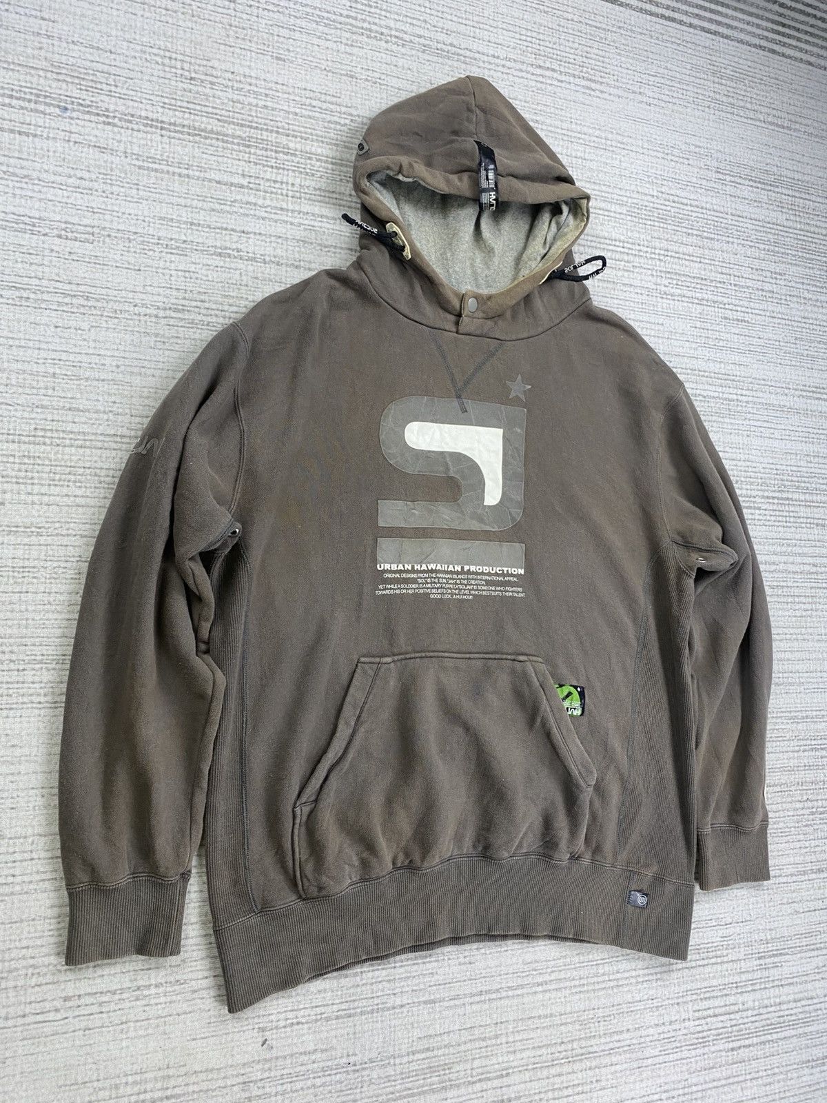 Vintage Vintage Soljah Urban Hawaian Surfing Space Station Hoodie Size US XL / EU 56 / 4 - 3 Thumbnail