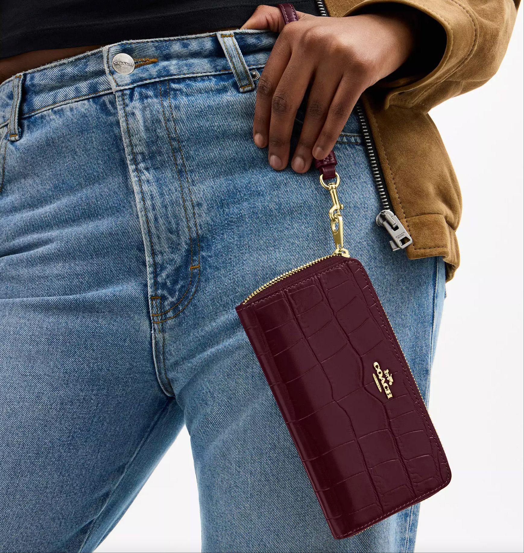 Coach Long Zip Around Wallet CT083 Size ONE SIZE - 6 Thumbnail