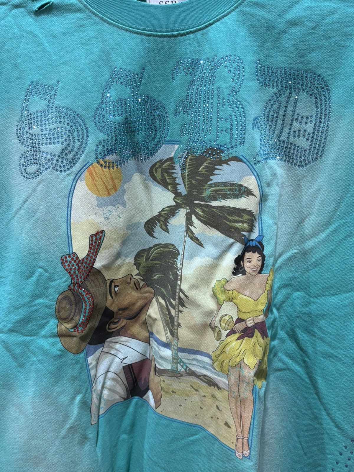 Other SSBD Blue Distressed “PLAYA” Tee Size US L / EU 52-54 / 3 - 2 Thumbnail
