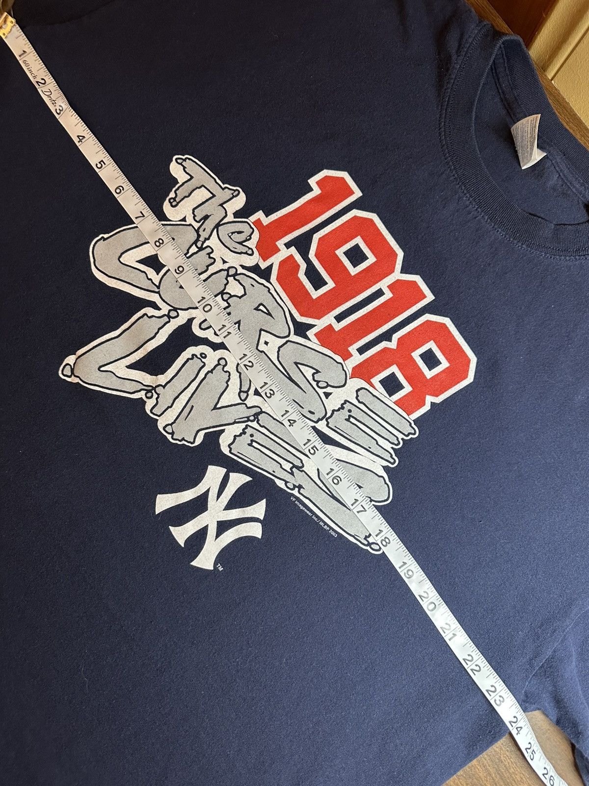 4GSELLER ⚾️ Vintage New York Yankees The Curse Lives T Shirt Size US XL / EU 56 / 4 - 7 Thumbnail