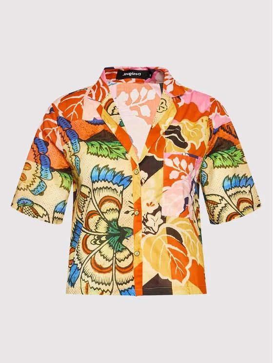 Desigual Desigual avant garde Hawaiian coloured shirt Size L / US 10 / IT 46 - 2 Thumbnail