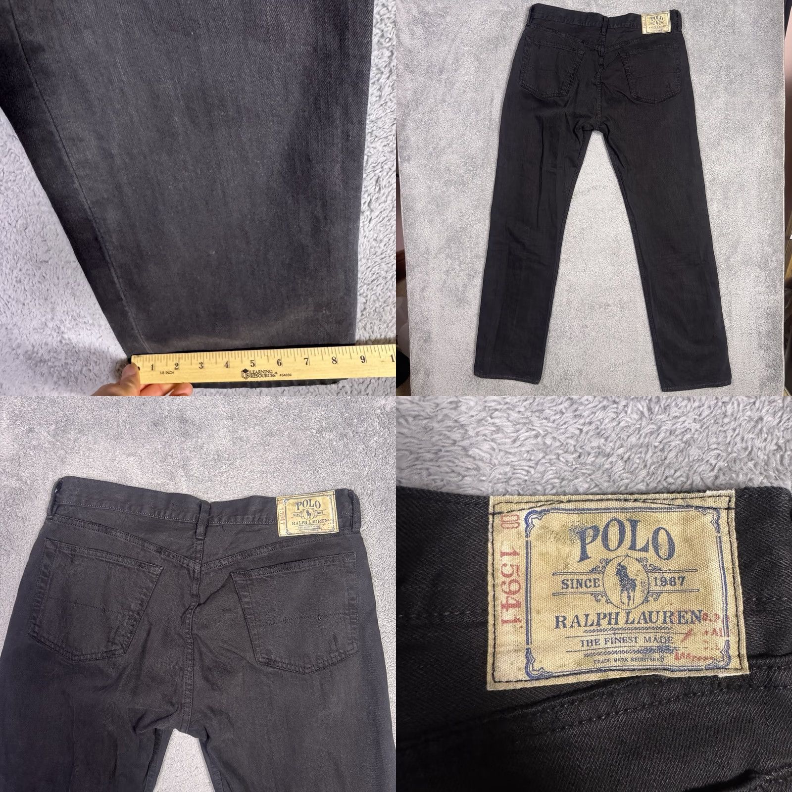 Polo Ralph Lauren Polo Ralph Lauren Jeans Classic 867 Mens 34x34 Denim Straight 41381 Black 5-Pocket Dress Everyday Shirts? Size US S / EU 44-46 / 1 - 9 Thumbnail