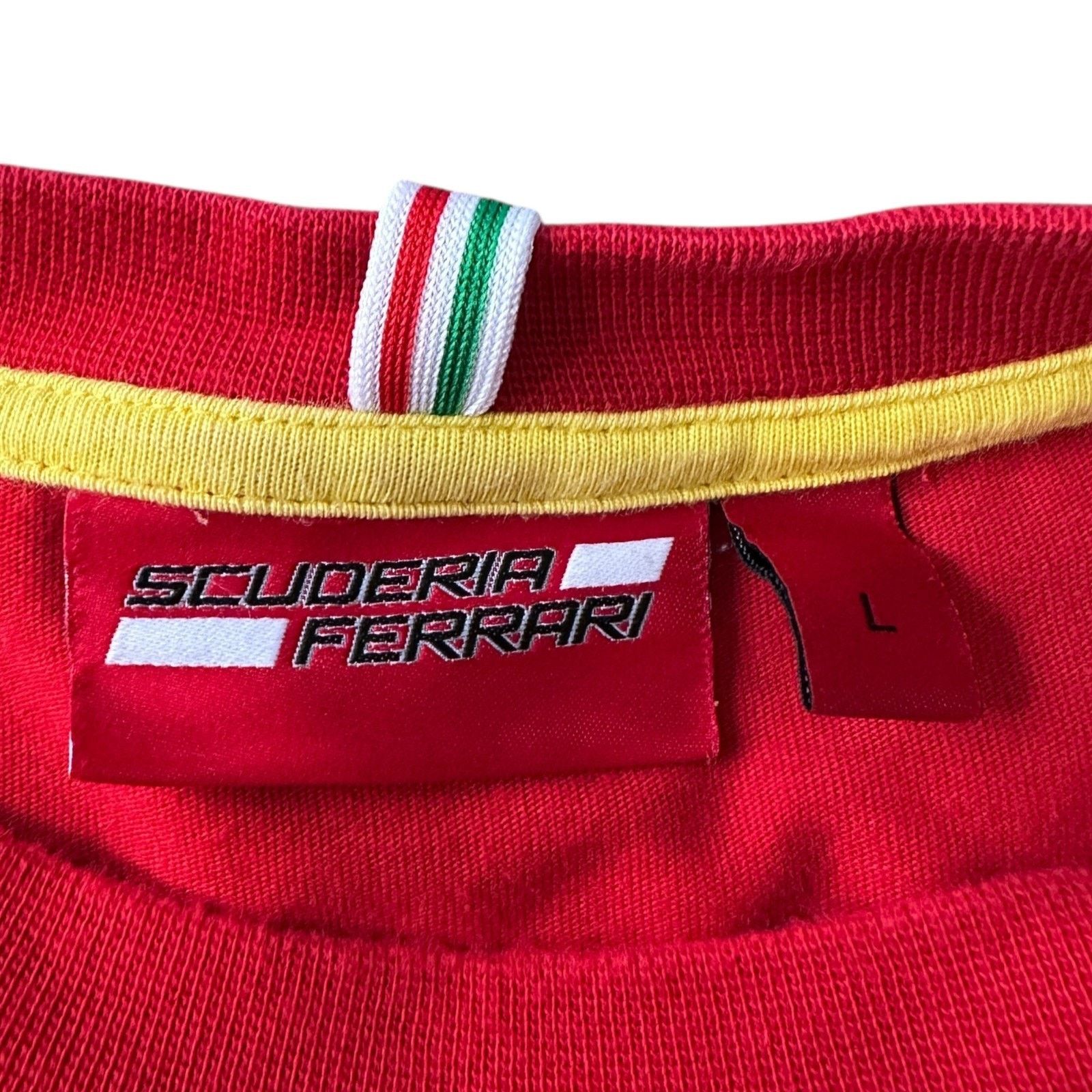 Ferrari Stichd Scuderia Race Team Charles #16 T-Shirt Mens Large Red Size US L / EU 52-54 / 3 - 7 Thumbnail