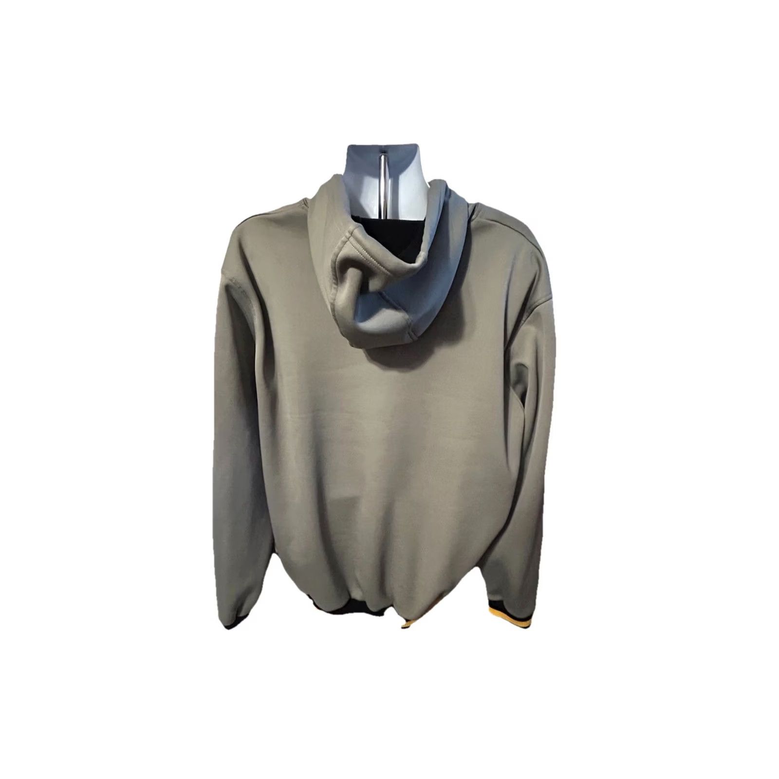 NFL NFL Pittsburgh Steelers Full Zip Hooded Jacket Men XL Gray - Pockets, Logo, Softshell, Zip, NFL Product Line Size US L / EU 52-54 / 3 - 4 Thumbnail