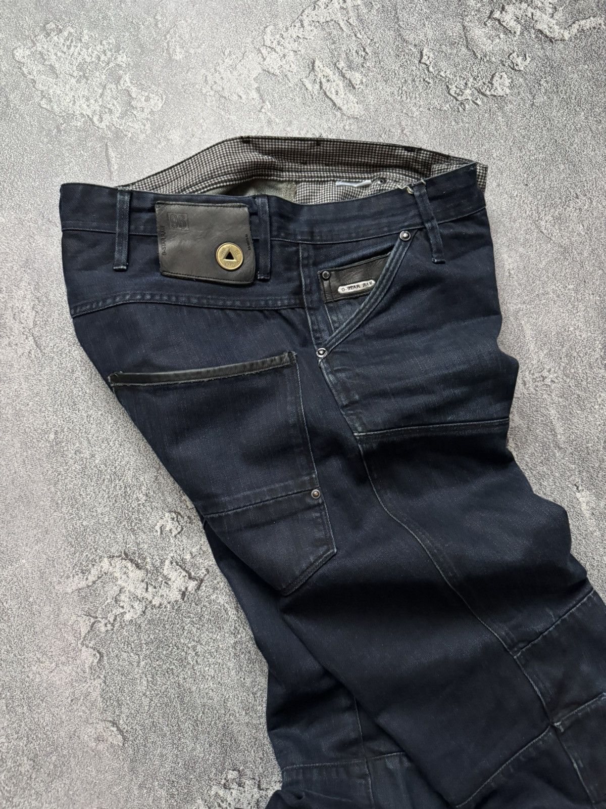 G-Star × Vintage G star raw 32/32 denim pant trouser Jean chino vintage 90s Size US 32 / EU 48 - 14 Thumbnail