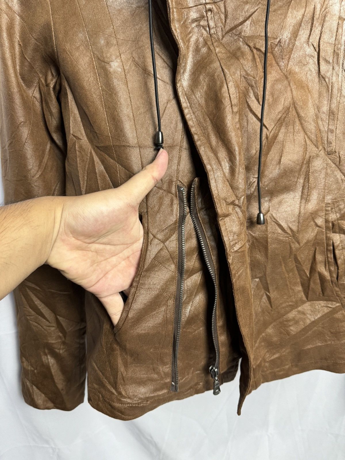 Beauty Beast ❌SOLD❌Asymmetrical Leather Jacket Semanticdesign Size US M / EU 48-50 / 2 - 9 Thumbnail