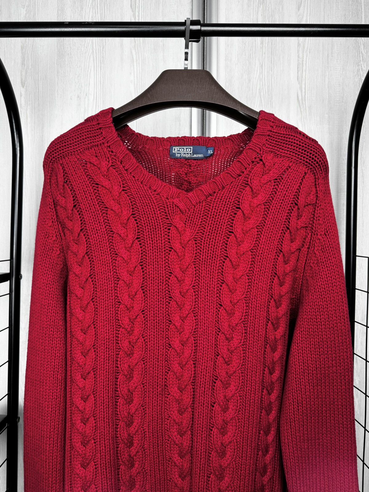 Polo Ralph Lauren Polo Ralph Lauren wool linen patched elbow vintage sweater Size US XL / EU 56 / 4 - 3 Thumbnail