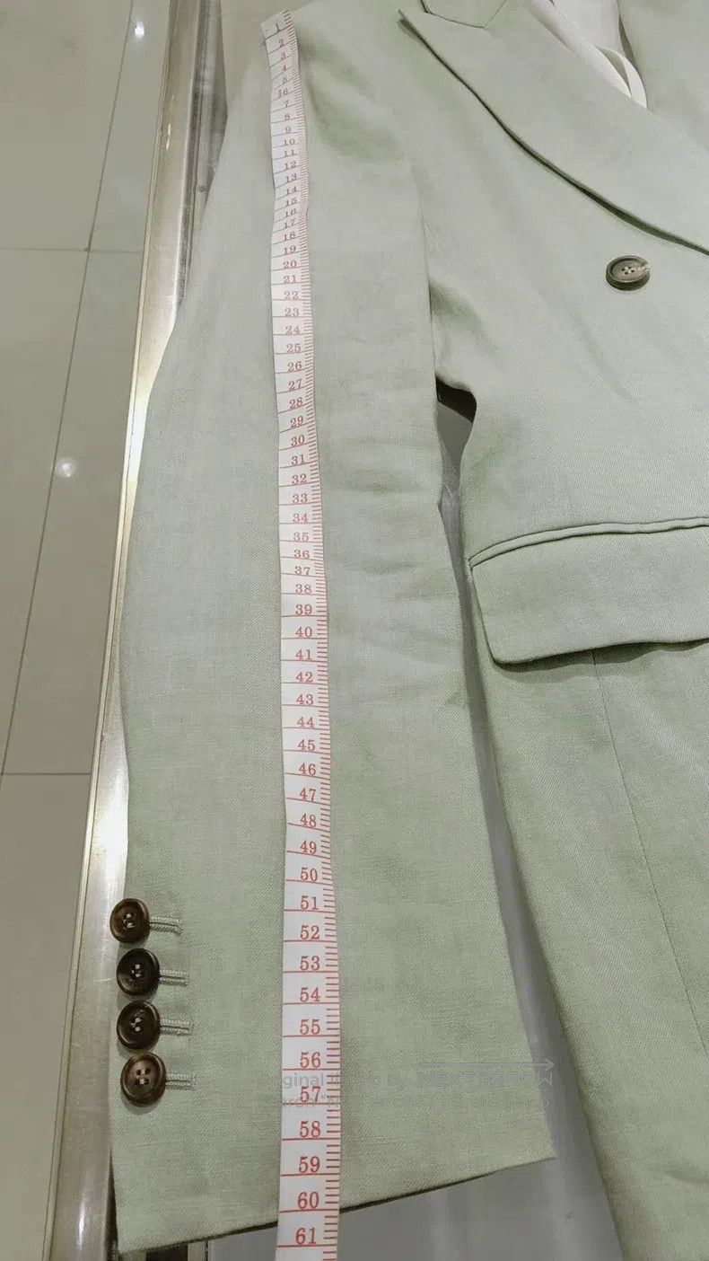 Brunello Cucinelli Brunello Cucinelli Linen Suit Jacket Size XS / US 0-2 / IT 36-38 - 7 Thumbnail