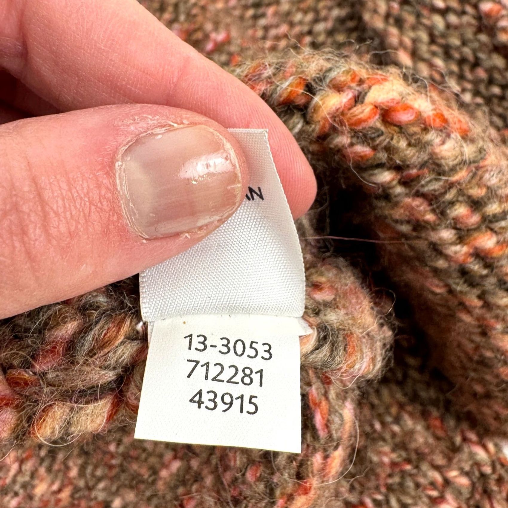 J. Jill J Jill Cardigan Wool Alpaca Knit Sweater Geometric Open Front Collared N/A Size M / US 6-8 / IT 42-44 - 5 Thumbnail