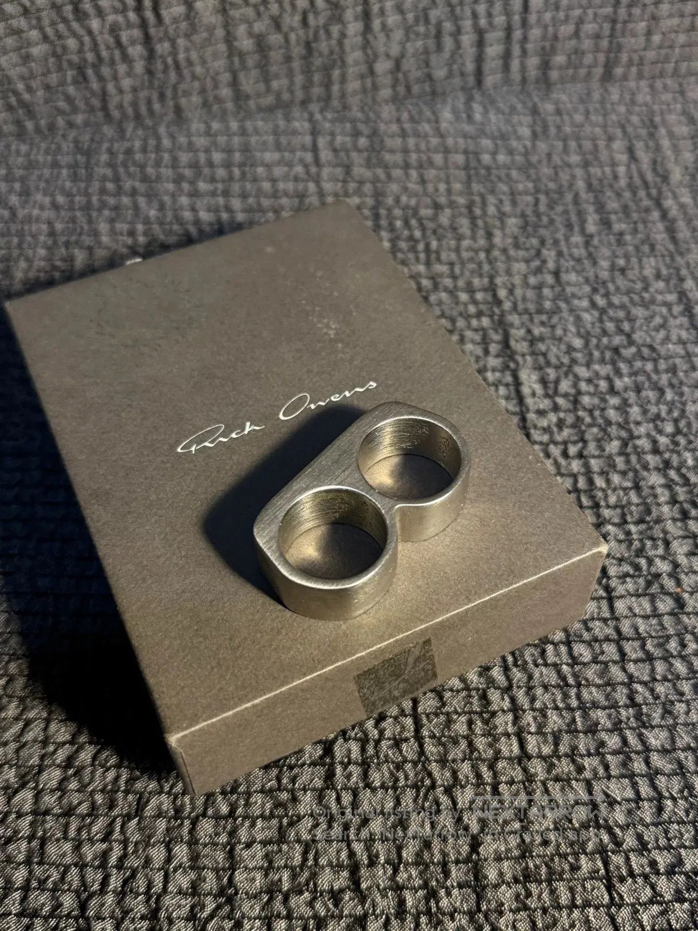 Rick Owens Rick Owens Double Grill Ring. Size ONE SIZE - 5 Thumbnail