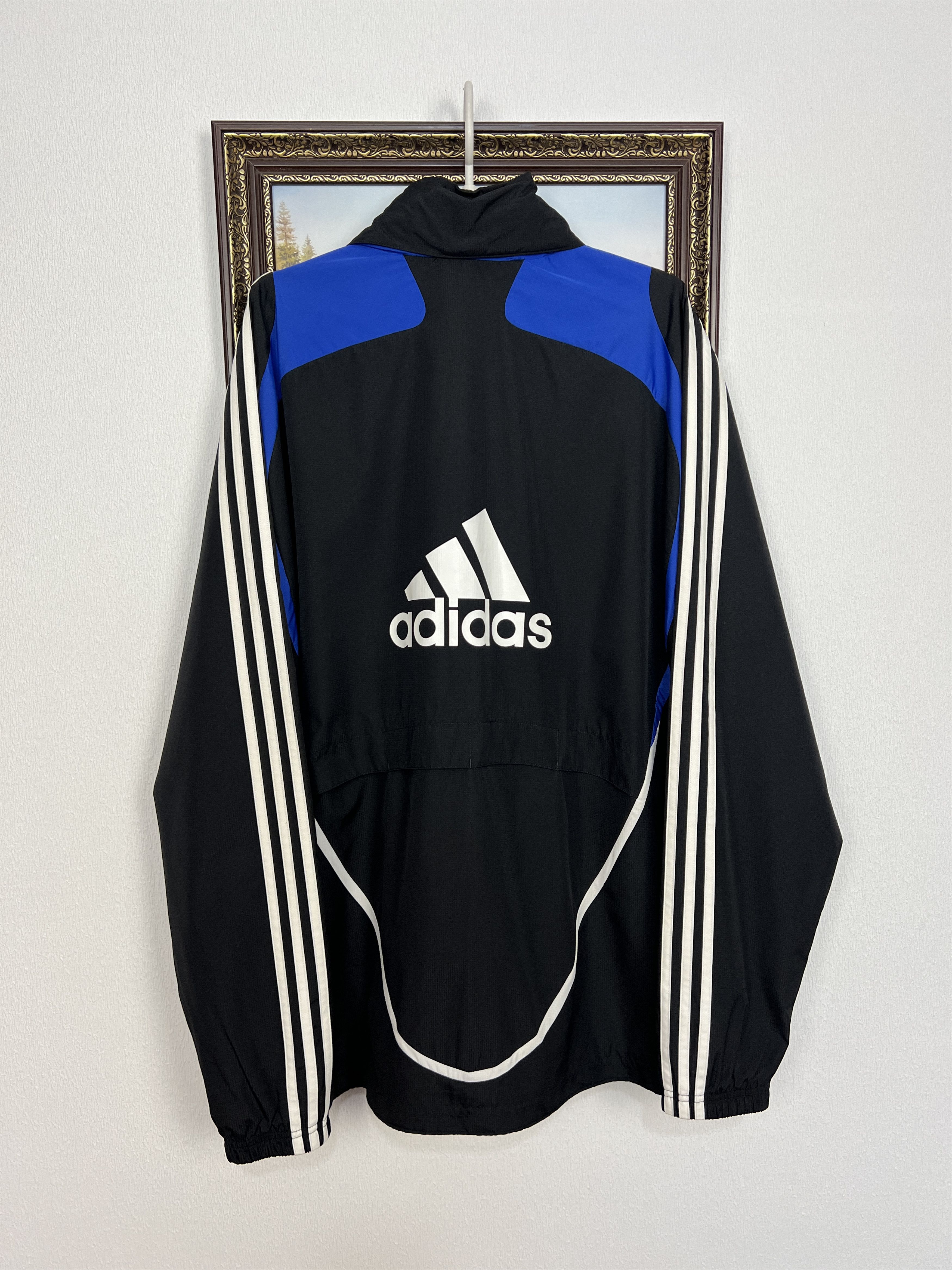 Adidas Vintage Chelsea Football Jacket Soccer Track Top Rain Hooded Size US XXL / EU 58 / 5 - 9 Thumbnail