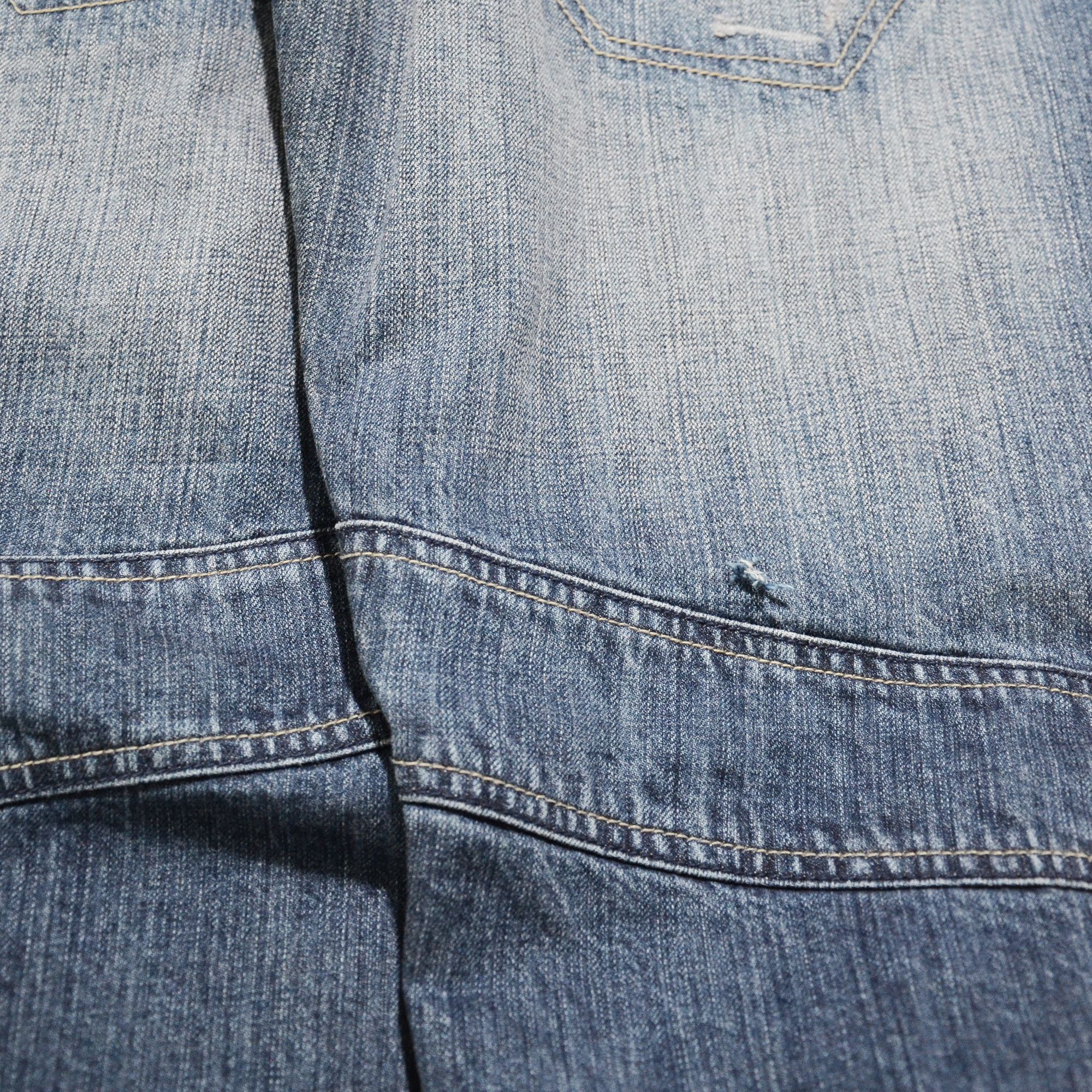 Marithe + Francois Girbaud [Hole Defects] Marithe Francois Girbaud Jeans SPFY2601DP10 Size US 34 / EU 50 - 12 Thumbnail