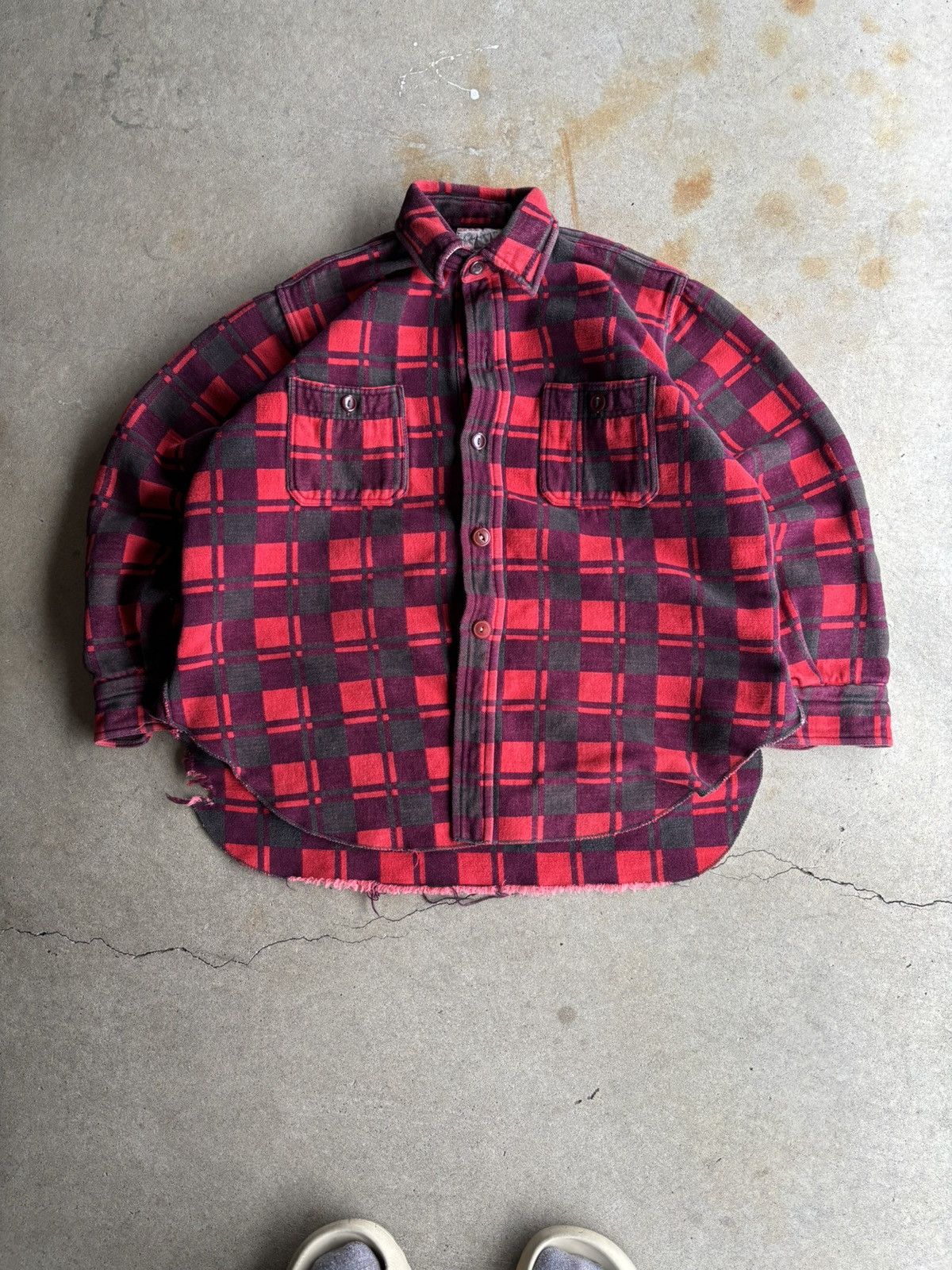 Champion Vintage 1970s Champion Lumberjack Flannel Jacket Size US M / EU 48-50 / 2 - 1 Thumbnail