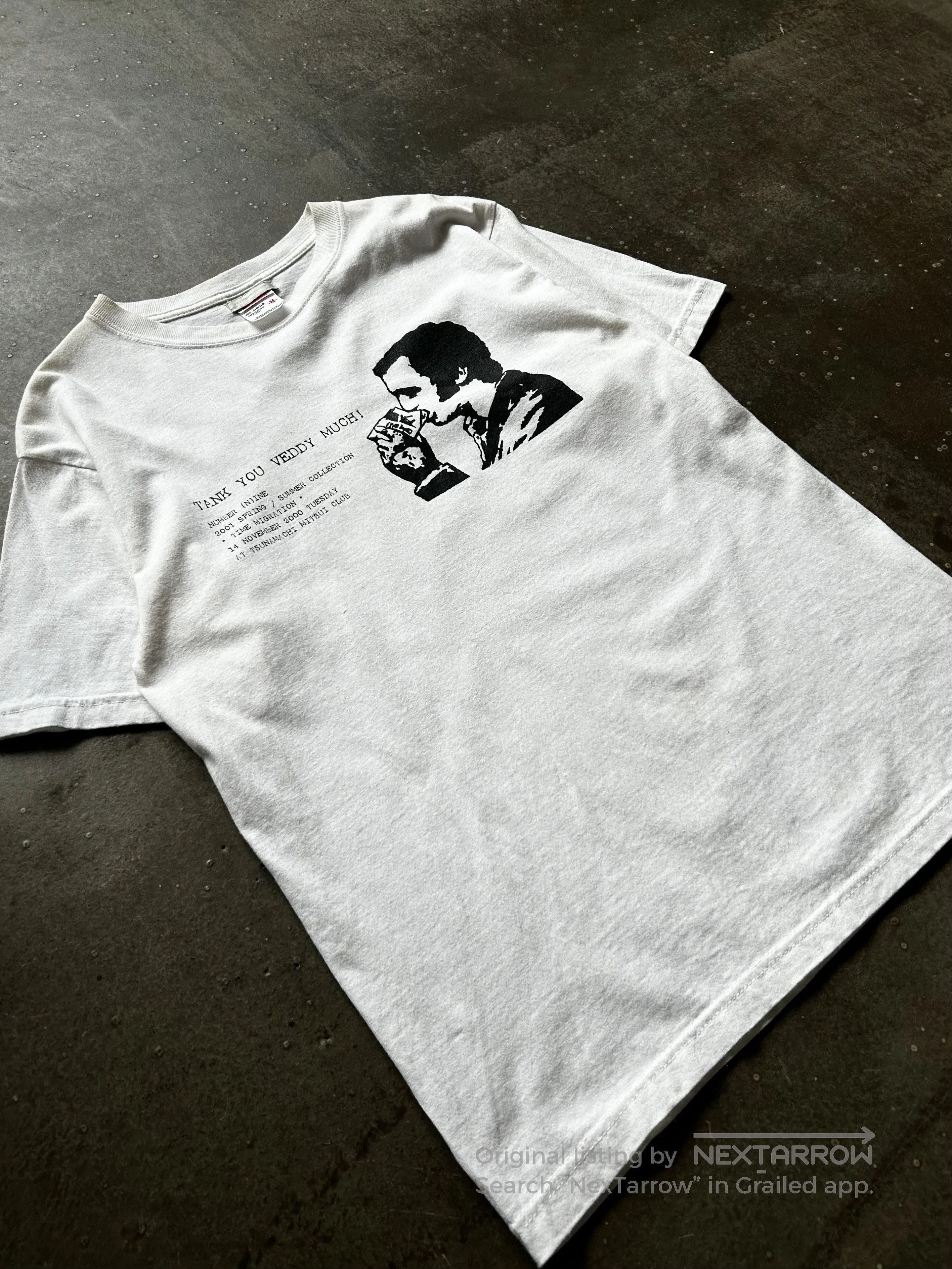 Number (N)ine Number(N)ine 2001ss Portrait Tee. Size US M / EU 48-50 / 2 - 4 Thumbnail