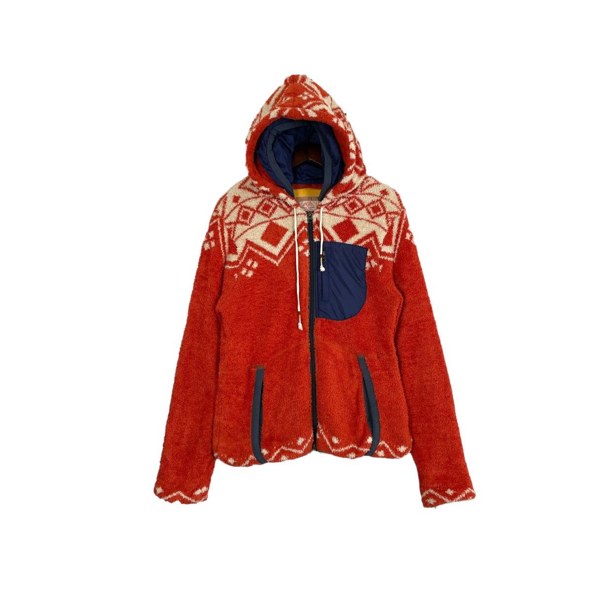 Japanese Brand Vintage Kriff Mayer Fleece Sherpa Jacket Hoodie Navajo Style Size US M / EU 48-50 / 2 - 6 Thumbnail