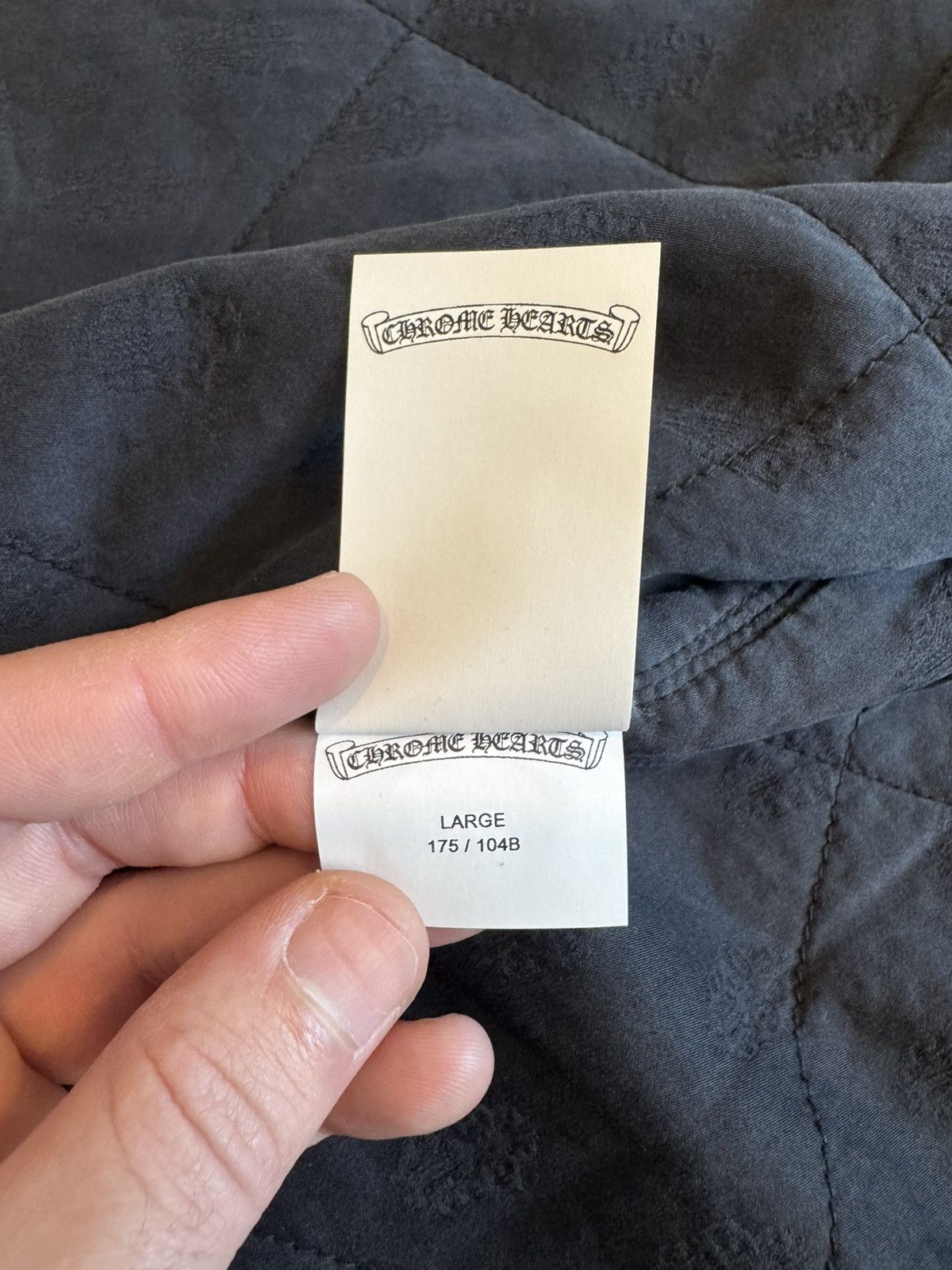 Chrome Hearts Chrome Hearts Work’n Denim Lucky Patch Padded Shirt Size US L / EU 52-54 / 3 - 18 Thumbnail