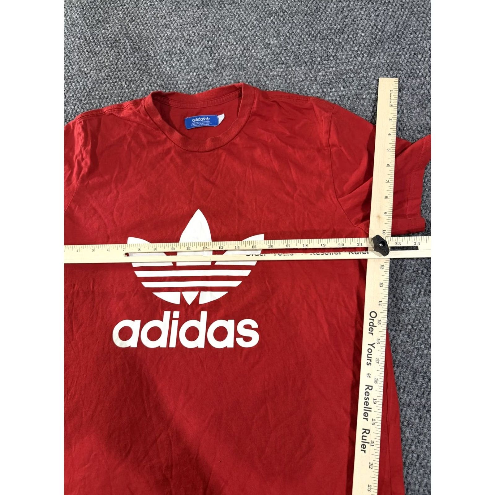 Adidas Adidas Originals Shirt Mens XL Red Trefoil Logo Graphic Tee T-Shirt Casual Size US XL / EU 56 / 4 - 3 Thumbnail