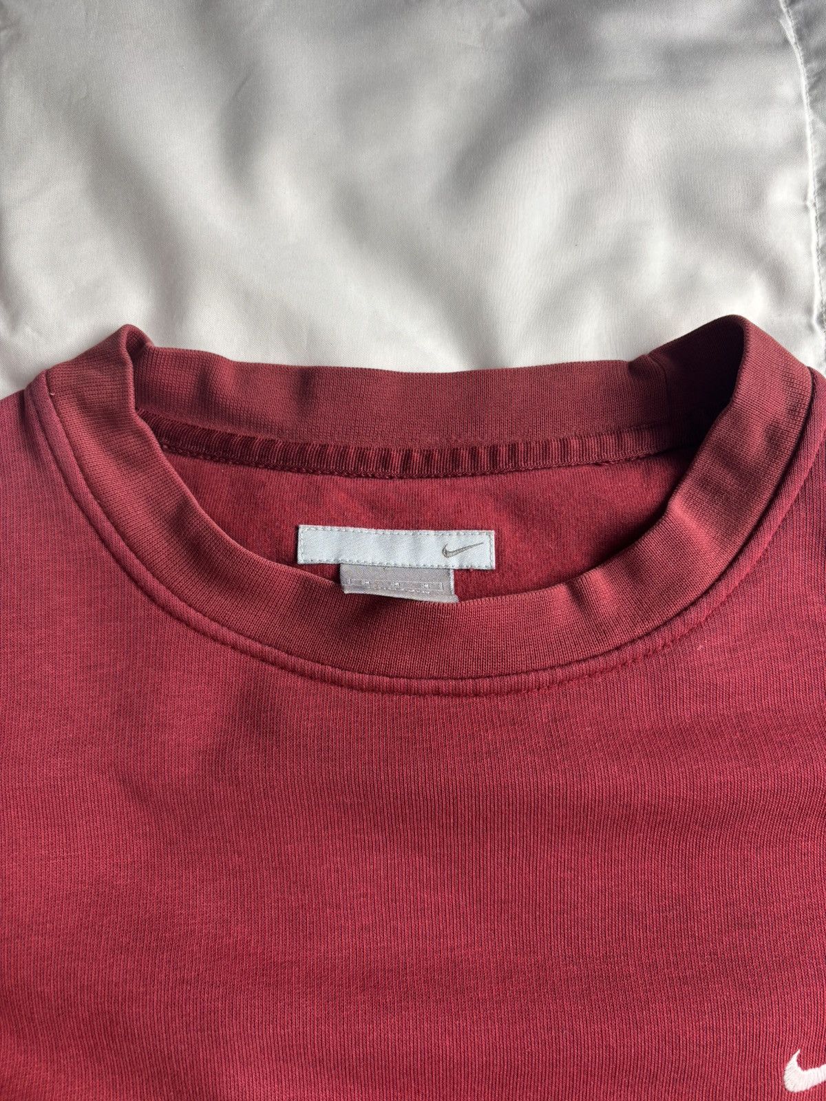 Nike Nike Dark Maroon Crewneck Sweatshirt US M Size US M / EU 48-50 / 2 - 3 Thumbnail