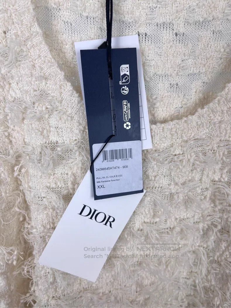 Dior Dior 24 white sleeveless knitted vests Size M / US 6-8 / IT 42-44 - 3 Thumbnail