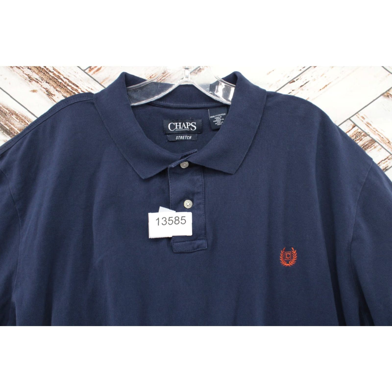 Chaps Chaps by Ralph Lauren Men's Golf Polo Shirt Blue 3XL XXXL Stretch Polo Shirt Men Golf Polo Shirt Size US XXL / EU 58 / 5 - 8 Thumbnail