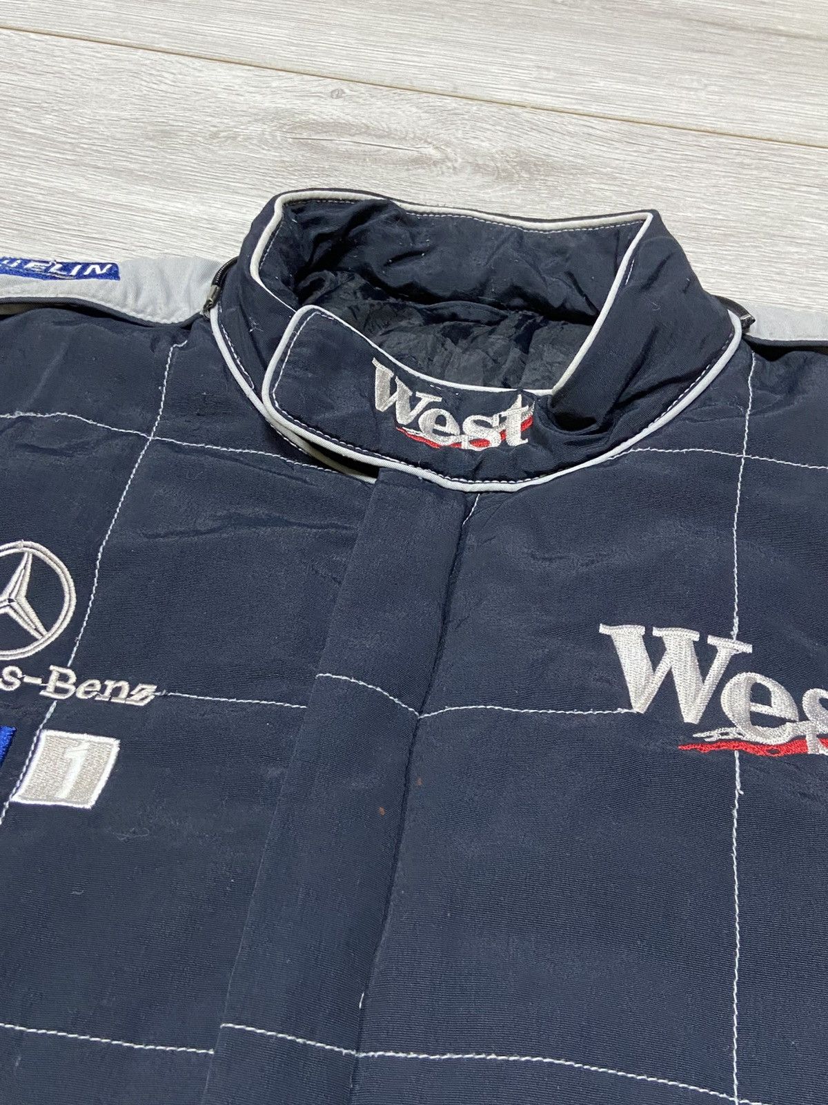 Mercedes-Benz Mercedes Siemens Warsteiner Micheline West bomber jacket Size US XL / EU 56 / 4 - 8 Thumbnail
