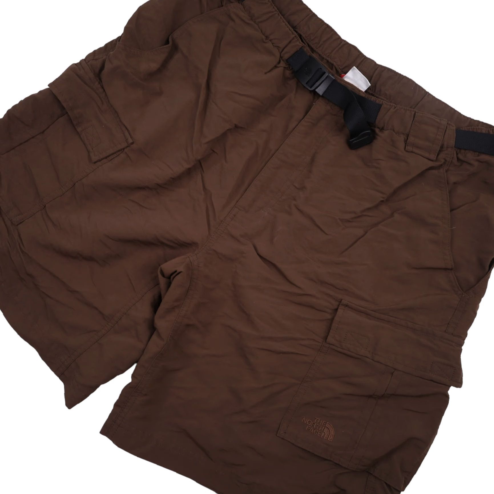 The North Face VINTAGE The North Face Mens XL Belted Adventure Shorts Brown Size US 36 / EU 52 - 2 Thumbnail