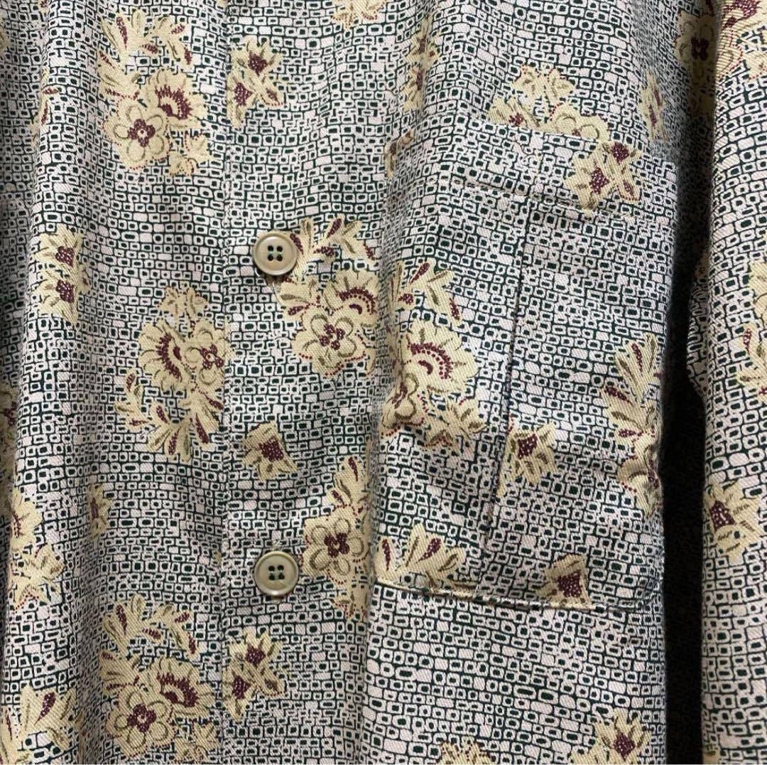 Yohji Yamamoto Yohji Yamamoto 80's all-over pattern button down shirt Size US M / EU 48-50 / 2 - 4 Thumbnail