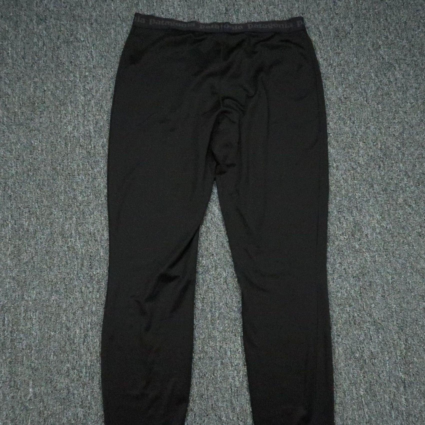 Patagonia Patagonia Pants Mens Large Black Midweight Capilene Baselayer Thermal Polartec Size US 33 - 5 Thumbnail