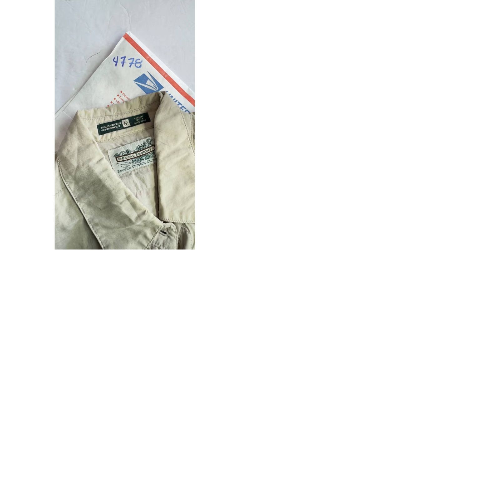 Royal Robbins VINTAGE Royal Robbins Vented Fishing Shirt Beige Long Sleeve Button Up Men's M See Pics Size US M / EU 48-50 / 2 - 9 Thumbnail