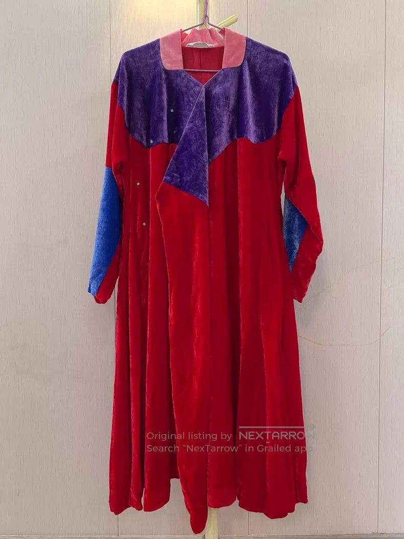 Comme des Garcons Comme Des Garcons Velvet Chinese style off-shoulder dress Size S / US 4 / IT 40 - 6 Thumbnail