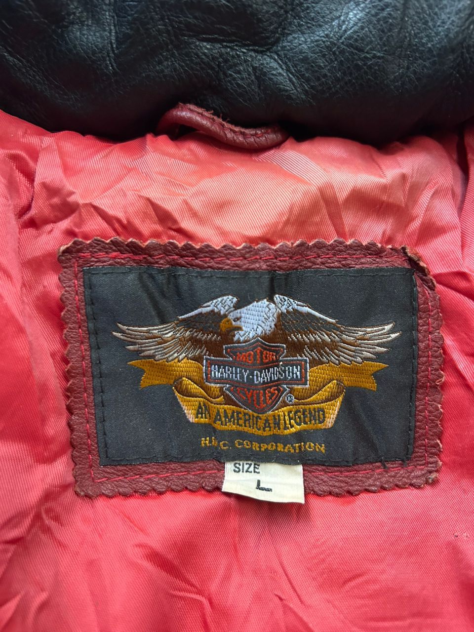 Harley Davidson × Leather × Vintage Vintage Leather Jacket Harley Davidson Size US L / EU 52-54 / 3 - 6 Thumbnail