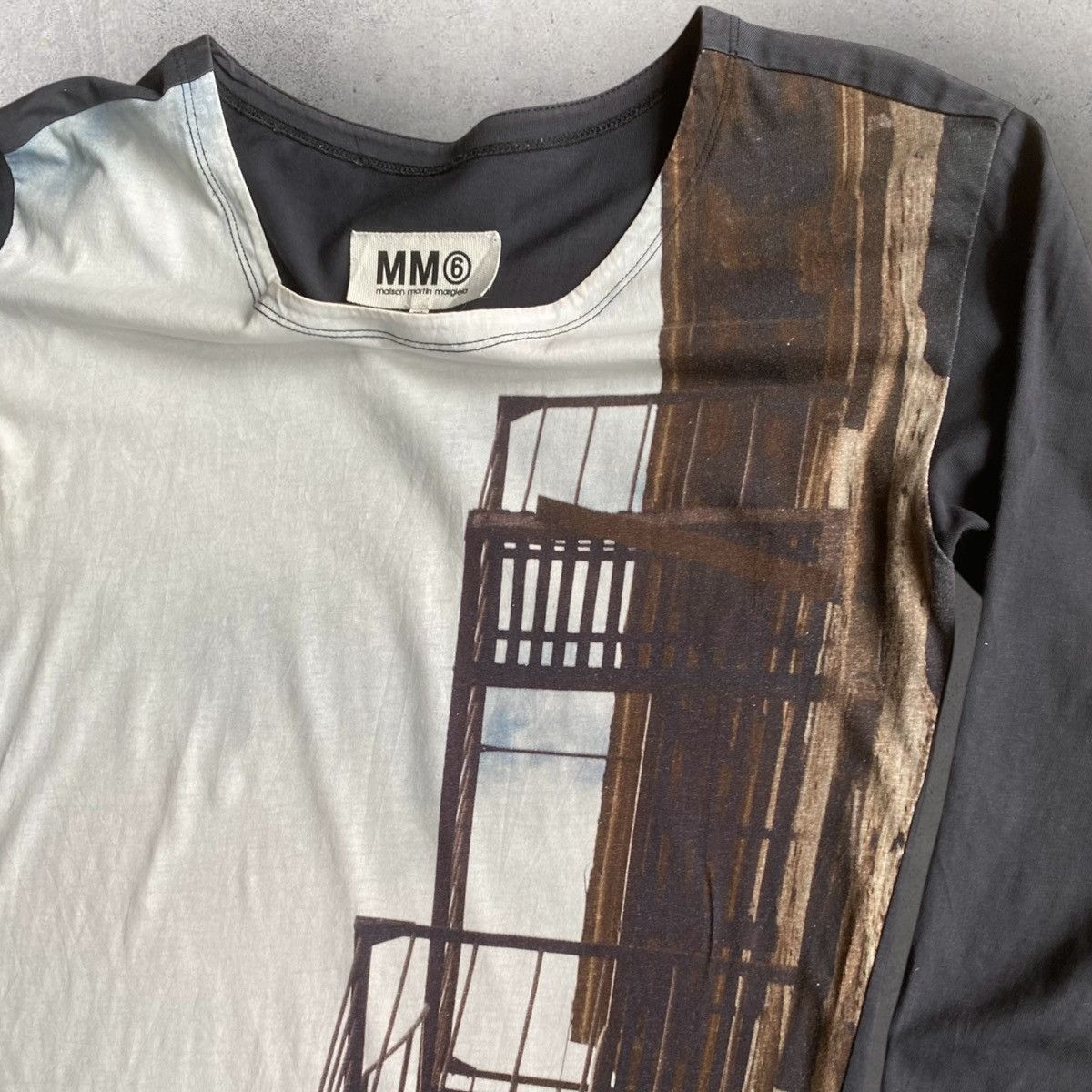 Maison Margiela Fall 2013 MM6 Print Blouse Size XS / US 0-2 / IT 36-38 - 3 Thumbnail