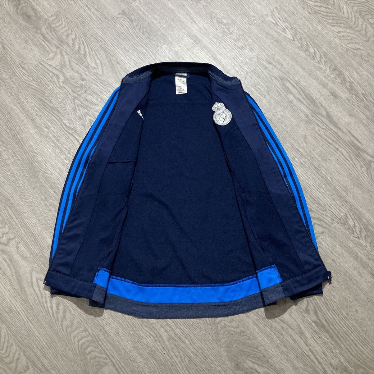 Adidas 2015-16 Real Madrid Adidas Tracktop Zip Jacket 3 Stripes Size US M / EU 48-50 / 2 - 9 Thumbnail