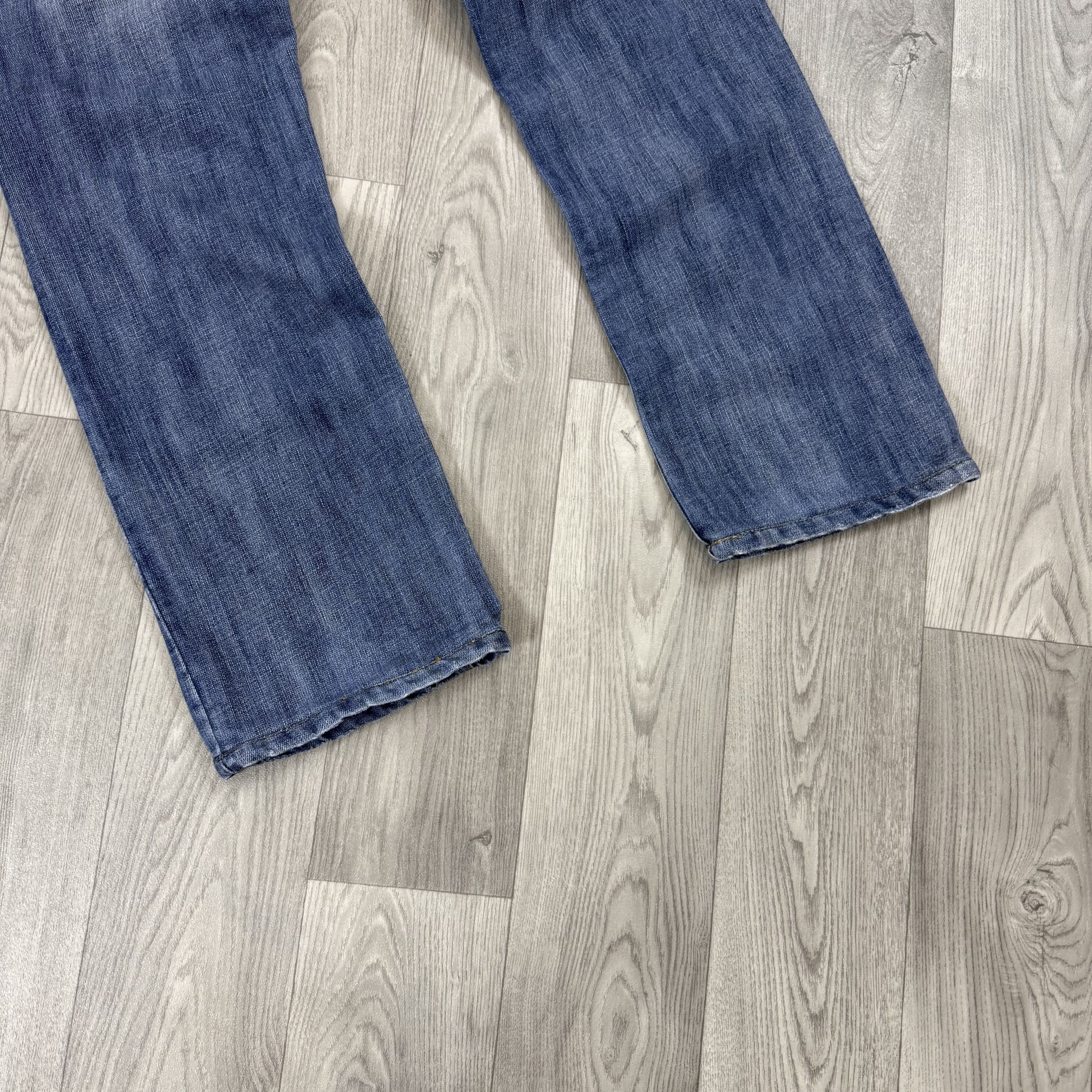 Diesel Vintage Diesel Y2K Rare Blue Denim Straight Jeans 32 Size US 32 / EU 48 - 10 Thumbnail