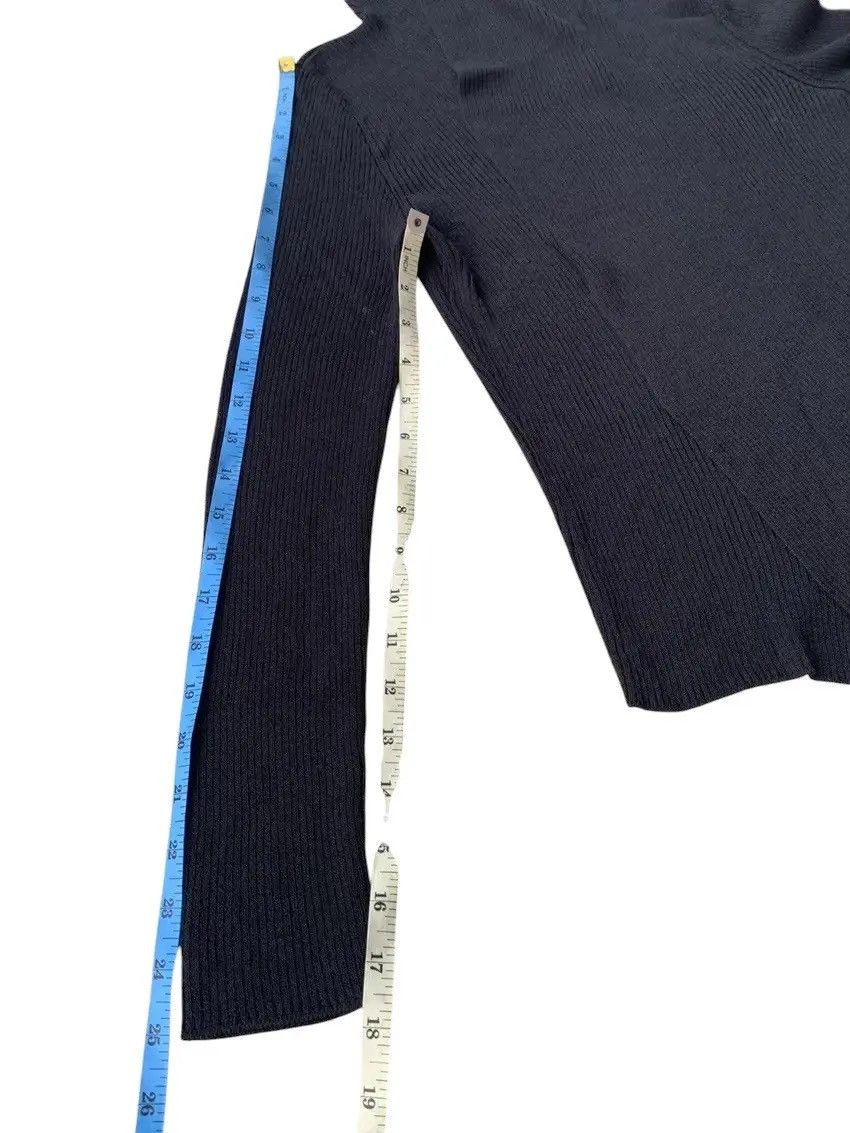 Japanese Brand Trussardi Cross Distressed Back Cardigan with Scarf Size M / US 6-8 / IT 42-44 - 15 Thumbnail