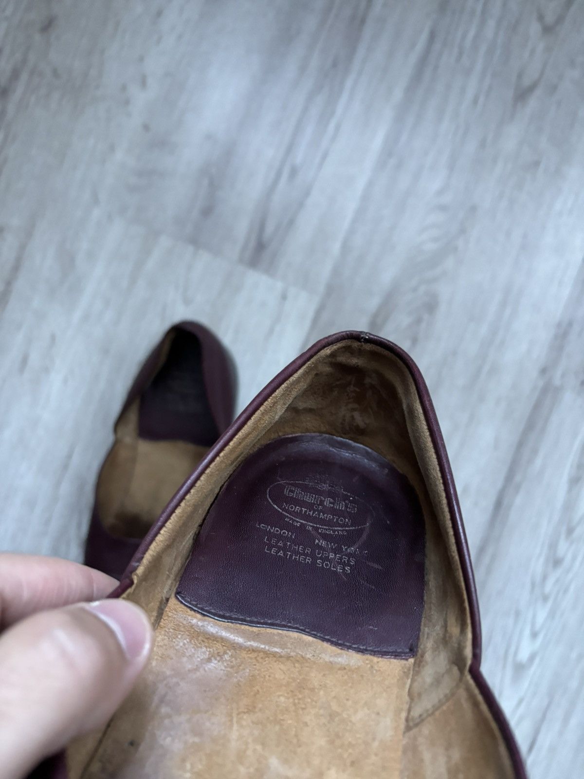 Church's Vintage Church’s Brown Leather Flats Shoes UK 9 / US 10 Size US 10 / EU 43 - 20 Thumbnail