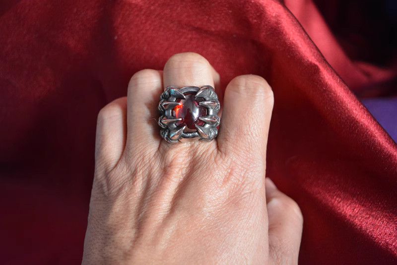 Jewelry Skull Crazy Jewelry Rings Open Size Chrome Ring (Size 7-13) Size ONE SIZE - 5 Thumbnail